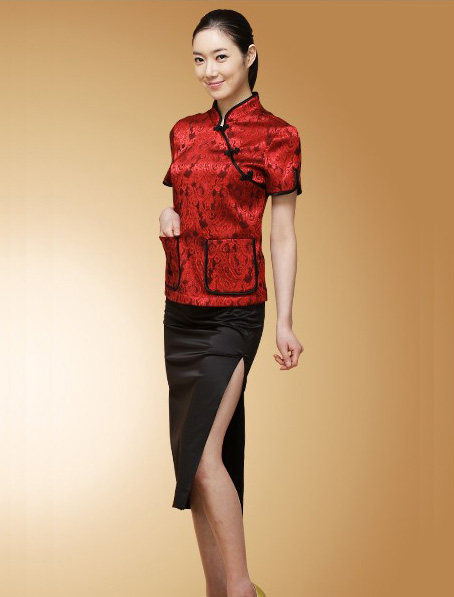 定制星級(jí)酒店服樣式,酒店服